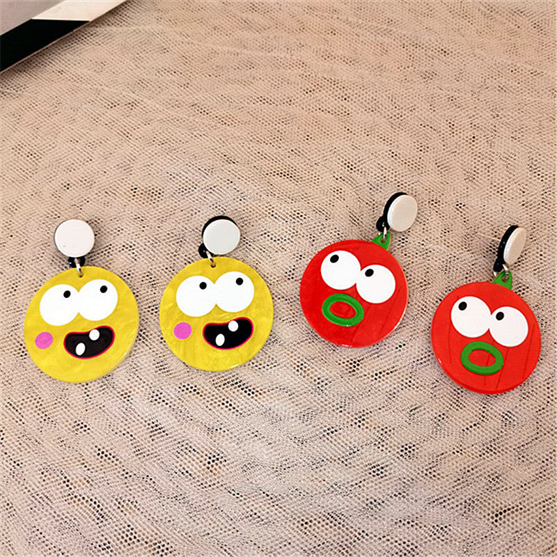 Wholesale Skull Fun Acrylic Earrings